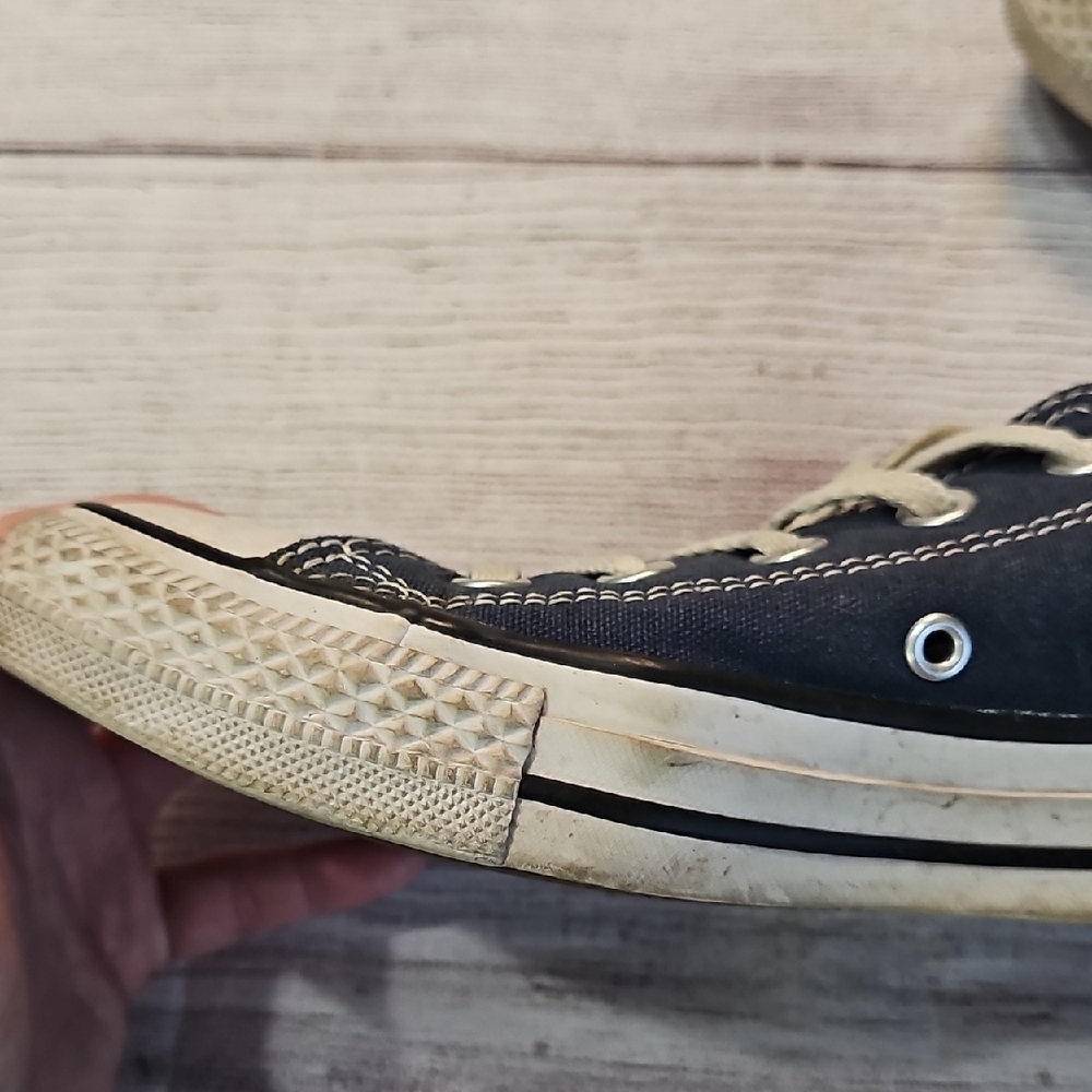 Converse Mens Sz 4 Blue Canvas Sneakers - Picture 11 of 14